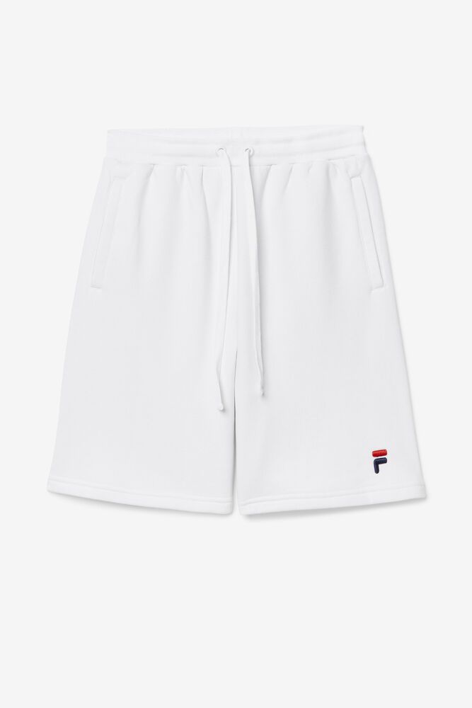 Fila Kasta Shorts White - Mens - 84107VODW